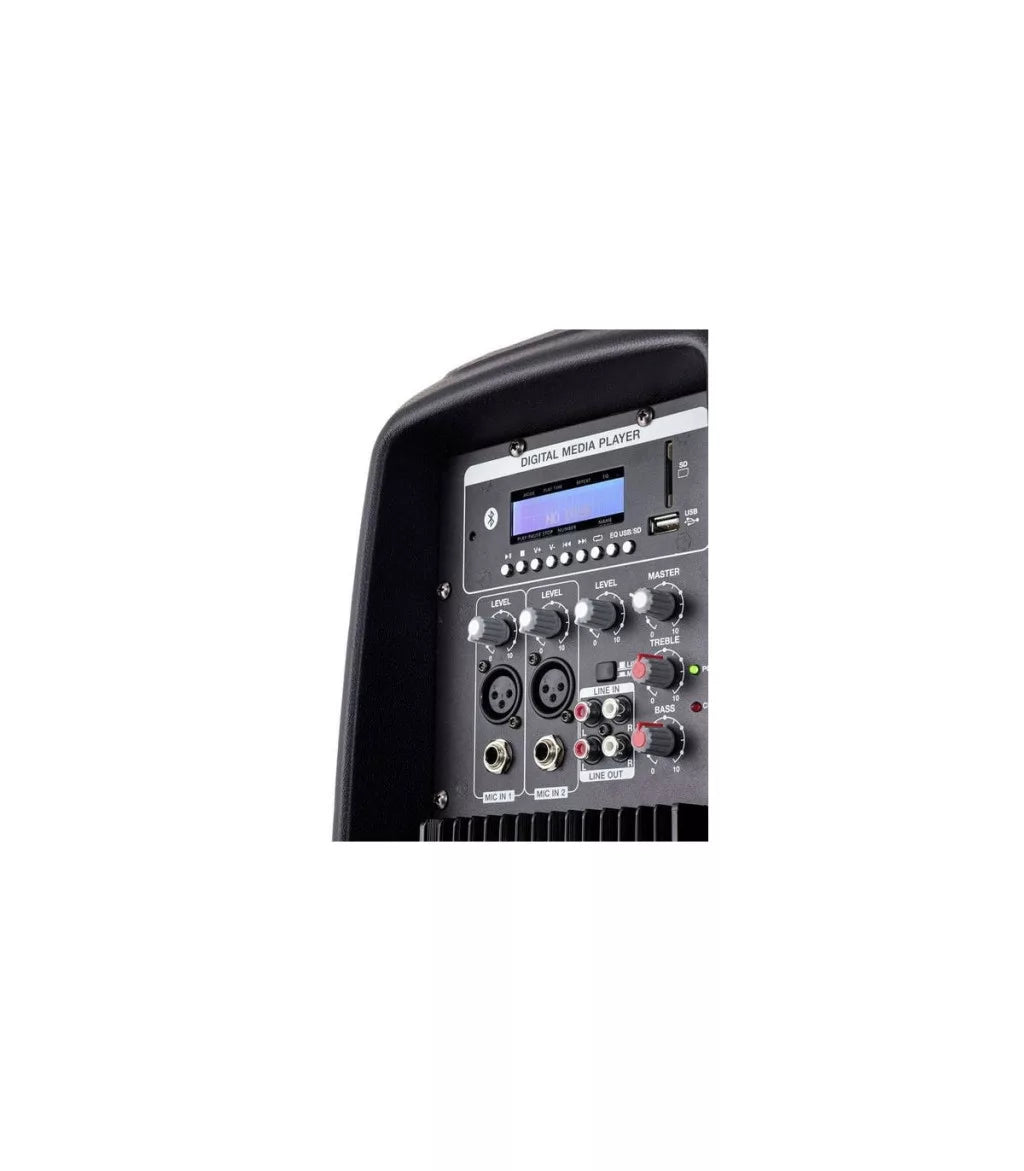 Fun Generation PL112A 2-utas aktív hangfal, 12” hangszóró, Bluetooth, USB/SD, 600 W