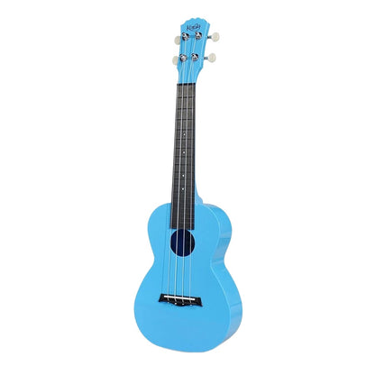 Korala PUC20LBU Koncert ukulele szett, tok, 3 pengető, Világoskék