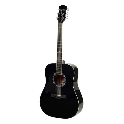 Richwood RD12LBK Artist Balkezes Dreadnought akusztikus gitár, fekete