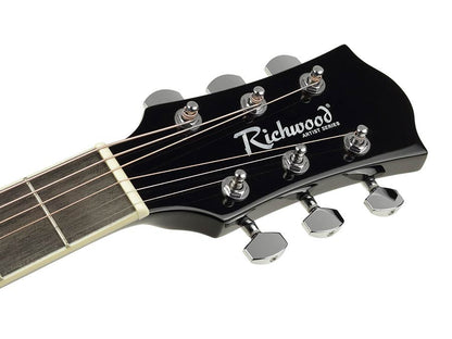 Richwood RD12CEBK Artist elektro-akusztikus gitár, fekete