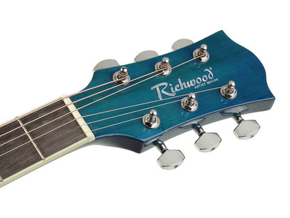 Richwood RD12CEBS Artist Elektro-akusztikus gitár, kék sunburst