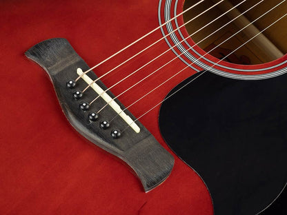 Richwood RD12CERS Artist elektro-akusztikus gitár, piros sunburst