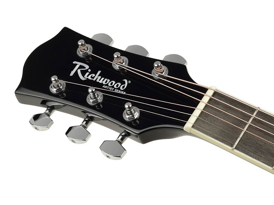 Richwood RD12LCEBK Artist Balkezes elektro-akusztikus gitár, fekete
