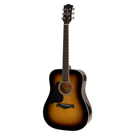 Richwood RD12LSB Artist Balkezes Dreadnought akusztikus gitár, sunburst