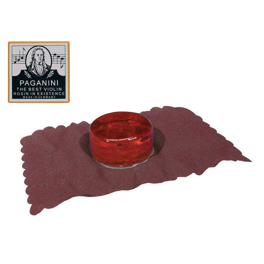 Geipel Paganini ROV070 gyanta hegedűhöz, átlátszó, kerek, textil tartóval