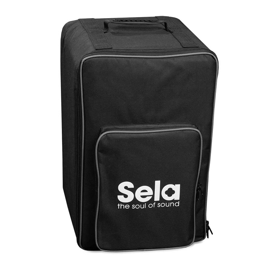 Sela SEL090 cajon hátizsák, fekete-fehér