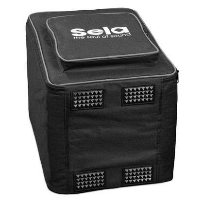 Sela SEL090 cajon hátizsák, fekete-fehér