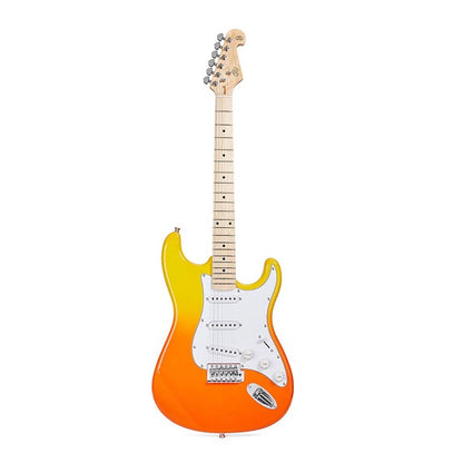 SX SEM1BF Burning Fire elektromos gitár, puhatokkal és kábellel