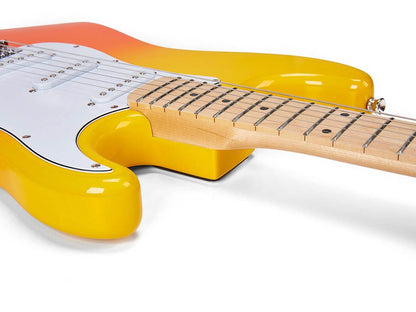 SX SEM1BF Burning Fire elektromos gitár, puhatokkal és kábellel