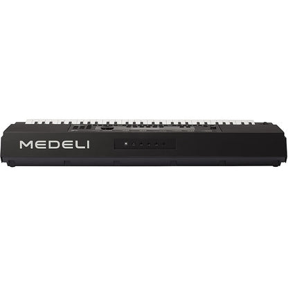 Medeli M361 Szett orgona fejhallgatóval, paddal és állvánnyal, 61 dinamikus billentyű, 653 hangszín, USB és mikrofon bemenet