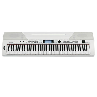 Medeli SP4200WH + ST430 digitális zongoraszett, fehér, 88 súlyozott billentyű, 600 hangszín, 230 stílus, USB