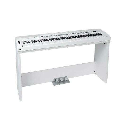 Medeli SP4200WH + ST430 digitális zongoraszett, fehér, 88 súlyozott billentyű, 600 hangszín, 230 stílus, USB