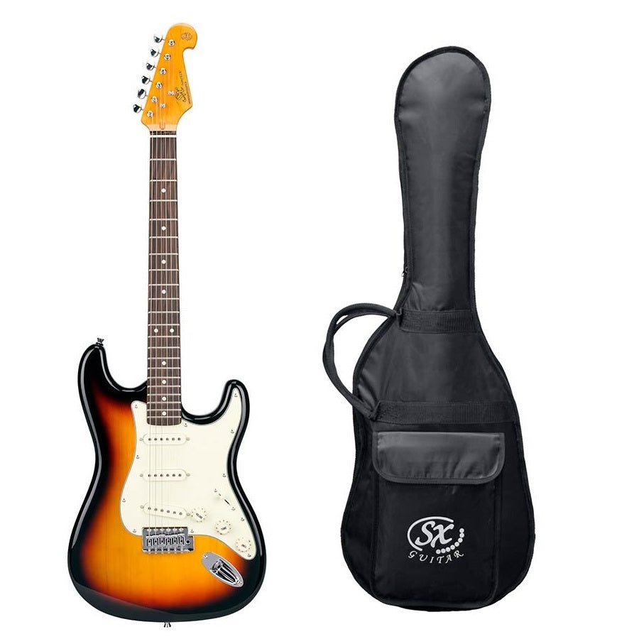 SX SST623TS 62 Vintage Style elektromos gitár, sunburst, puhatokkal