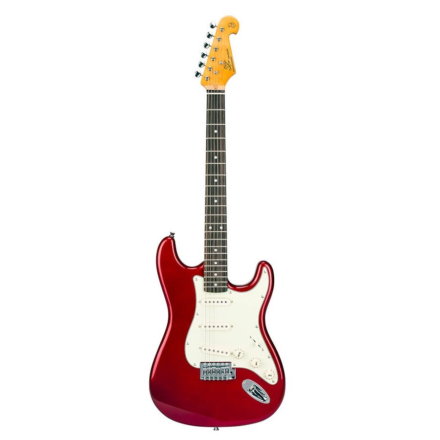 SX SST62CAR 62 Vintage Style elektromos gitár, piros, puhatokkal
