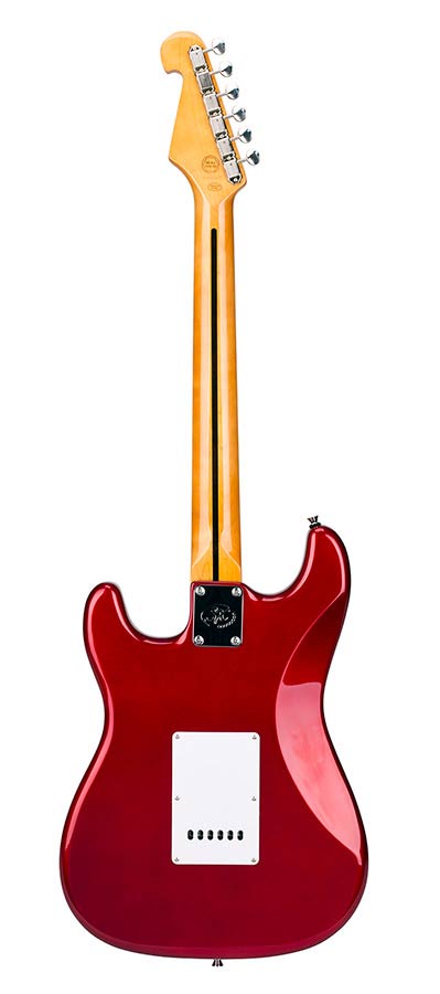 SX SST62CAR 62 Vintage Style elektromos gitár, piros, puhatokkal