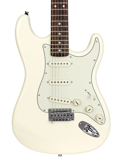 SX SST62VWH 62 Vintage elektromos gitár, fehér, puhatokkal