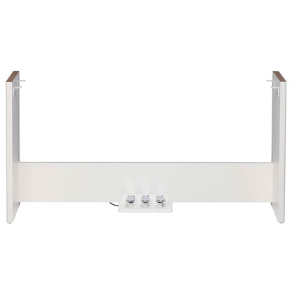 Medeli ST450WH fehér fa zongoraállvány, 3 pedállal, SP-C120 / SP-C220 / SP-A500 modellekhez