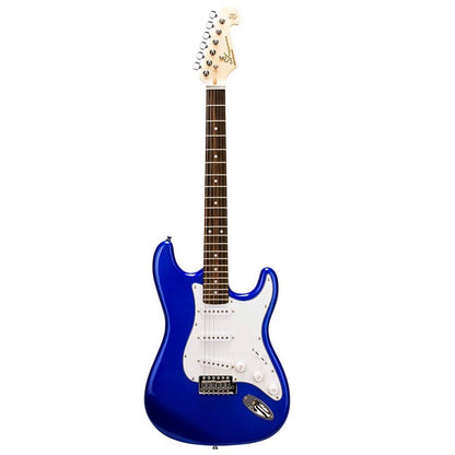 SX ED1EB Stratocaster elektromos gitár, kék