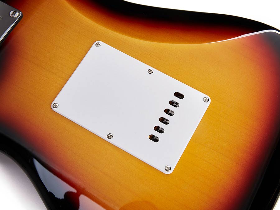SX SEM13TS Elektromos gitár, Sunburst, puhatokkal és kábellel