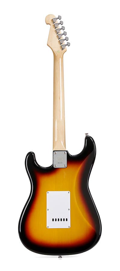 SX SEM13TS Elektromos gitár, Sunburst, puhatokkal és kábellel