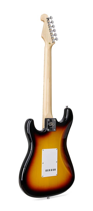 SX SEM13TS Elektromos gitár, Sunburst, puhatokkal és kábellel