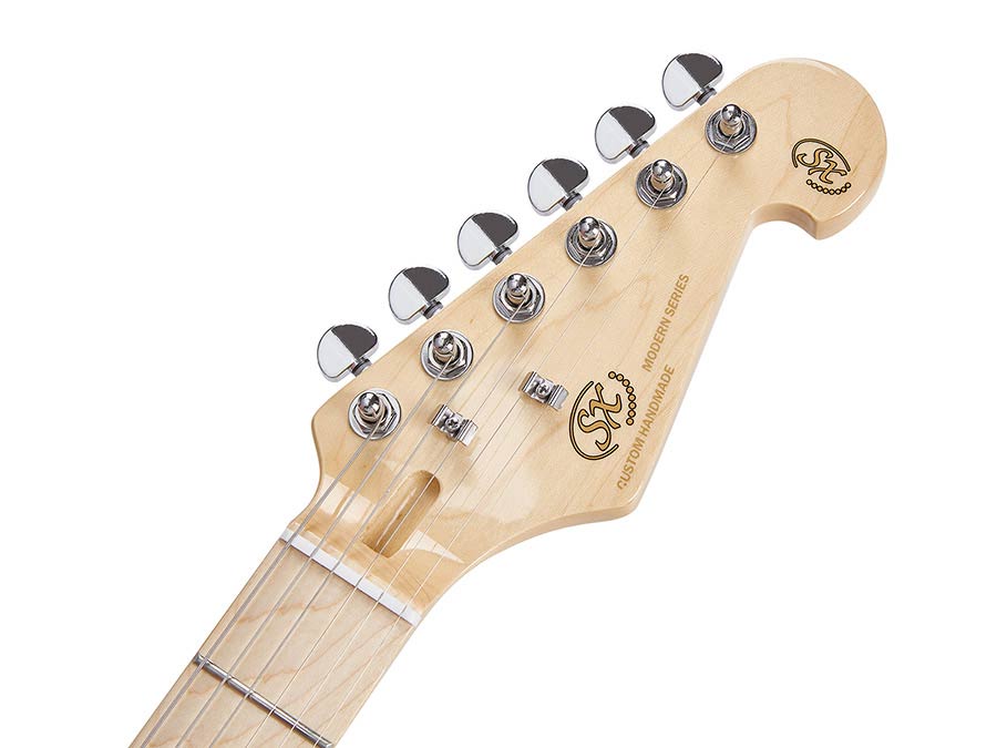 SX SEM13TS Elektromos gitár, Sunburst, puhatokkal és kábellel