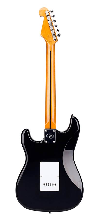 SX SST57BK Retro elektromos gitár, fekete