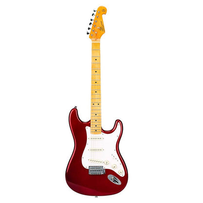 SX SST57CAR Retro elektromos gitár, piros