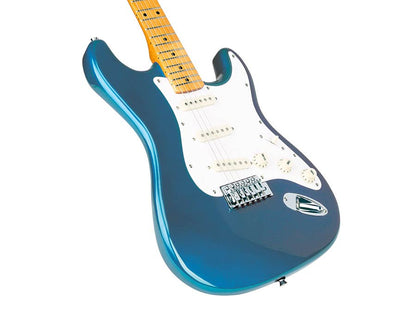 SX SST57LPB Retro elektromos gitár, kék