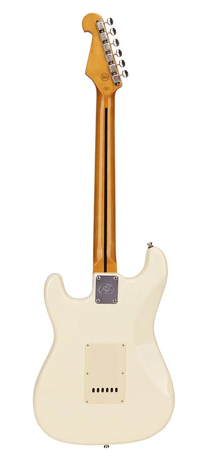 SX SST57VWH Retro elektromos gitár, vintage fehér