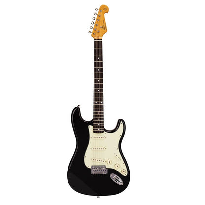 SX SST62BK 62 Vintage Style elektromos gitár, fekete, puhatokkal