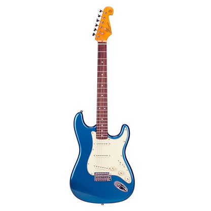 SX SST62LPB 62 Vintage elektromos gitár, kék, puhatokkal
