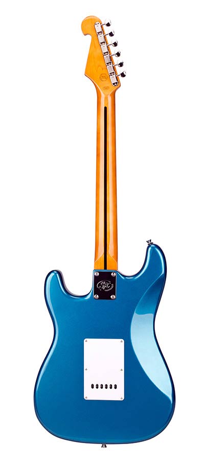 SX SST62LPB 62 Vintage elektromos gitár, kék, puhatokkal