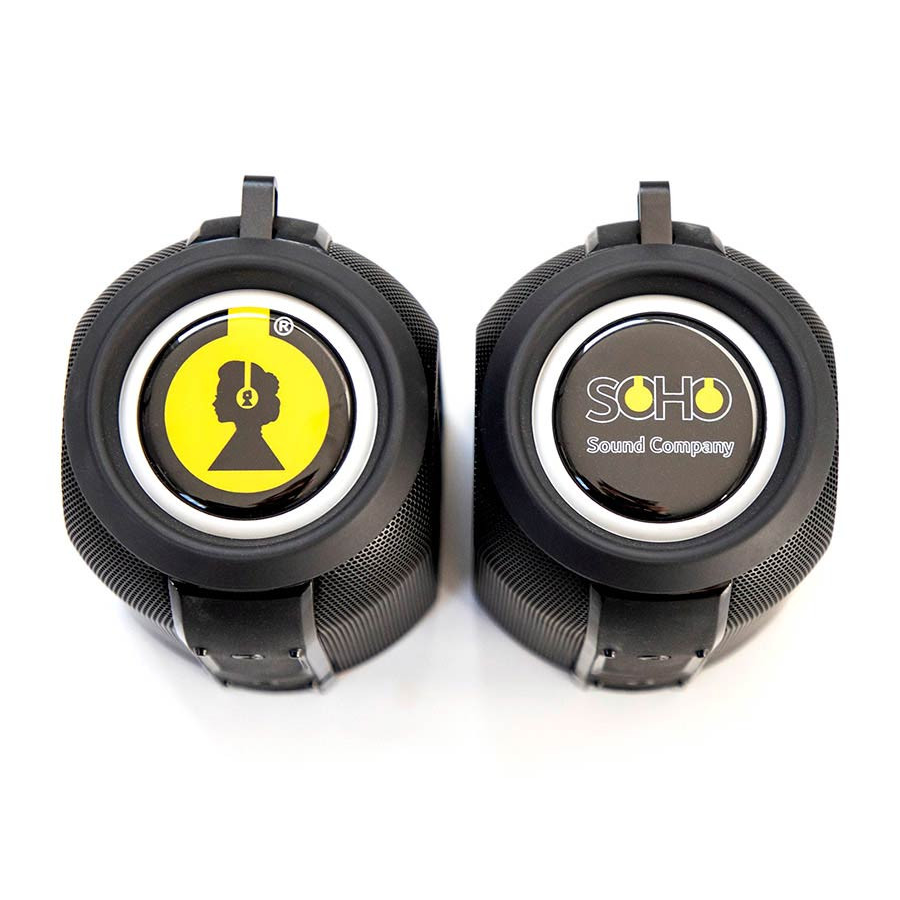 Soho Sound Company Cylinders TWS Twin Stereo Bluetooth hangszóró szett, fekete
