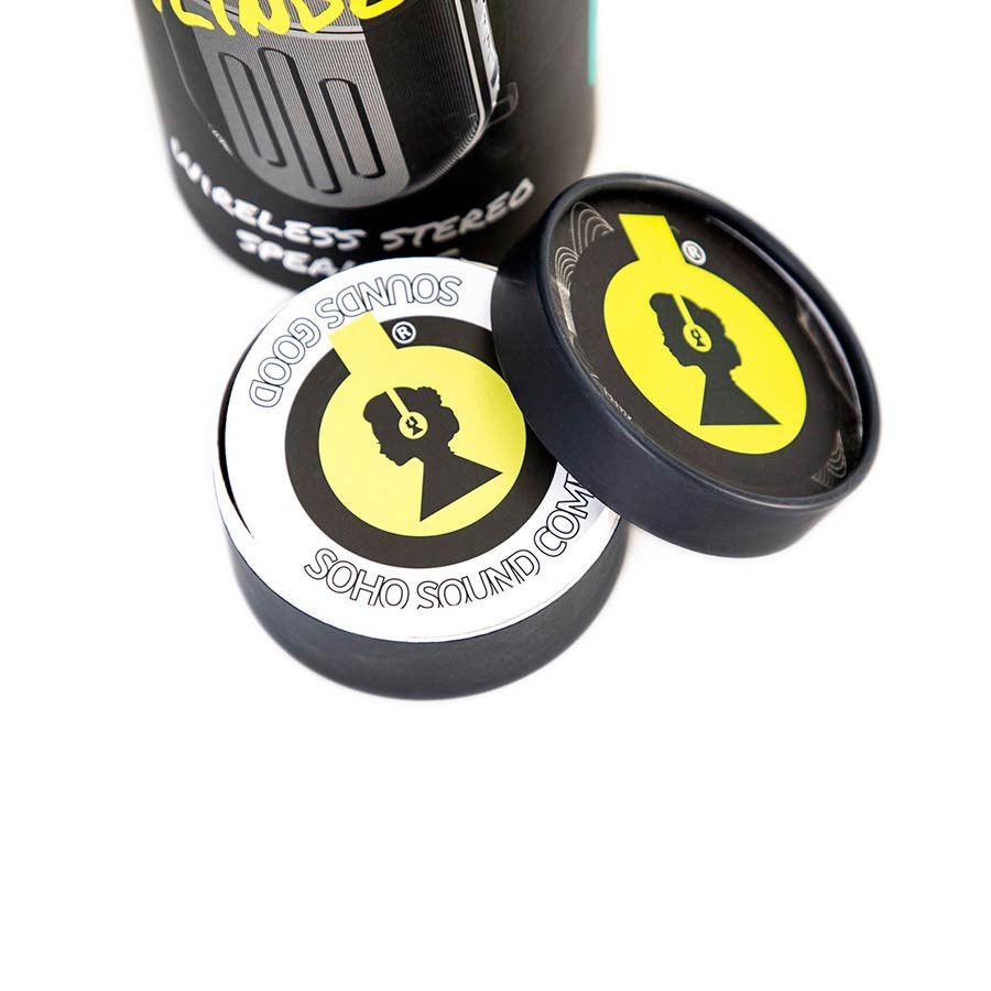 Soho Sound Company Cylinders TWS Twin Stereo Bluetooth hangszóró szett, fekete