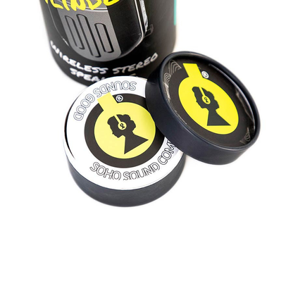 Soho Sound Company Cylinders TWS Twin Stereo Bluetooth hangszóró szett, fekete