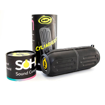 Soho Sound Company Cylinders TWS Twin Stereo Bluetooth hangszóró szett, fekete