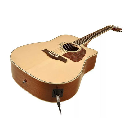 Richwood RD17CE elektro-akusztikus dreadnought gitár, solid top, Fishman EQ, natúr