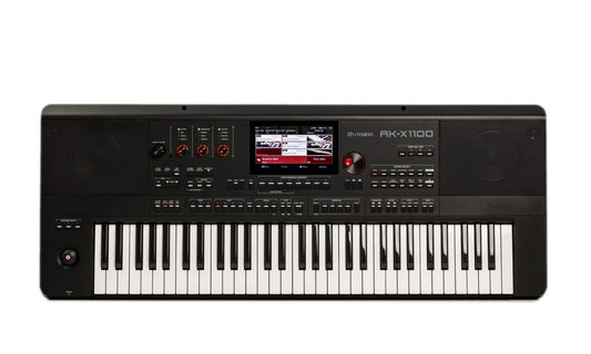 Thomann AKX1100 arranger keyboard, 61 billentyű, 7” érintőkijelző, 1100 hangszín
