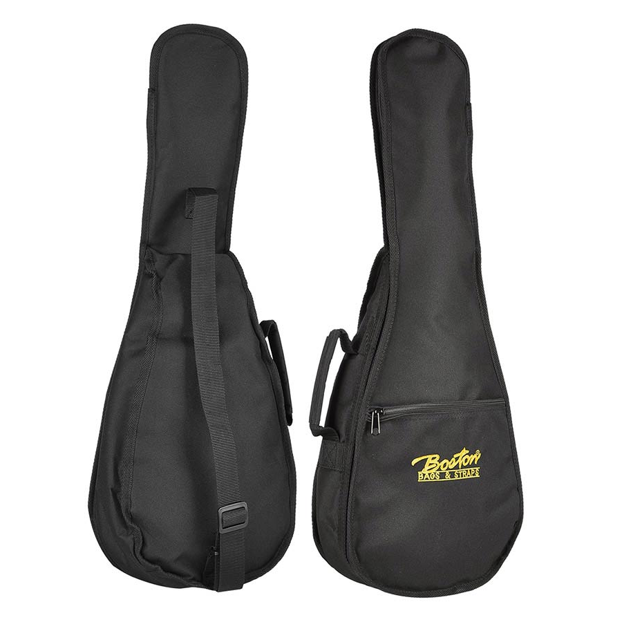 Boston UKC06 koncert ukulele tok, nylon, 6 mm-es bélés, fekete