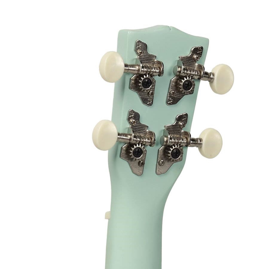 Korala UKS15LBU Szoprán ukulele szett, 3 pengetővel, világoskék matt (tok nélkül)