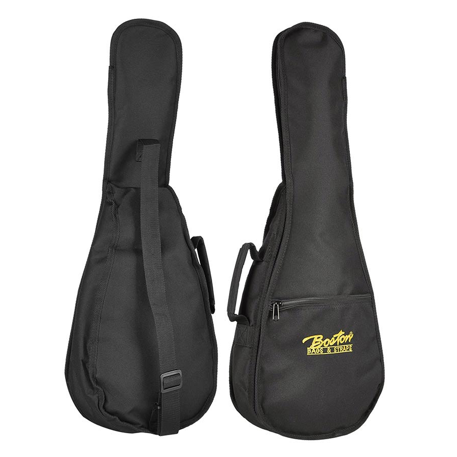 Boston UKT06 tenor ukulele tok, nylon, 6 mm-es bélés, fekete