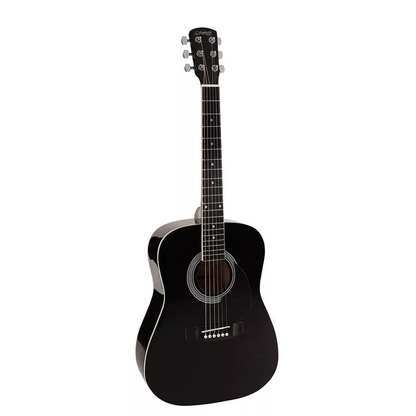Nashville GSD6034BK 3/4 akusztikus gitár, fekete