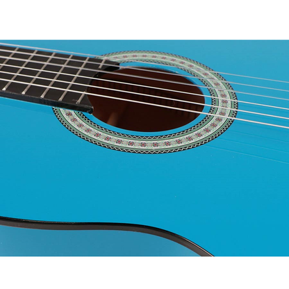 Salvador Kids CG144BU Klasszikus gitár 4/4, kék fényes