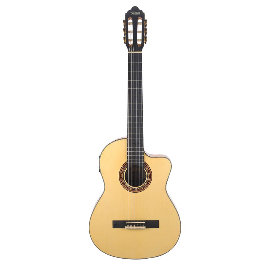 Valencia VC304CE 4/4 Elektro-klasszikus gitár, natúr felület