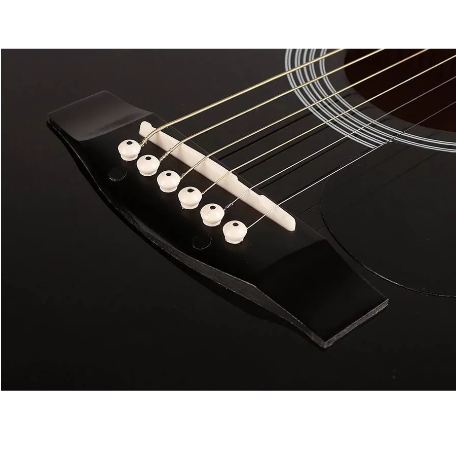 Nashville GSD6034BK 3/4 akusztikus gitár, fekete