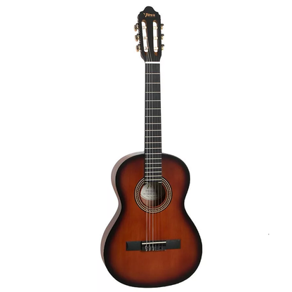 Valencia VC203CSB 3/4 Klasszikus tanuló gyerek gitár, Classic Sunburst szatén