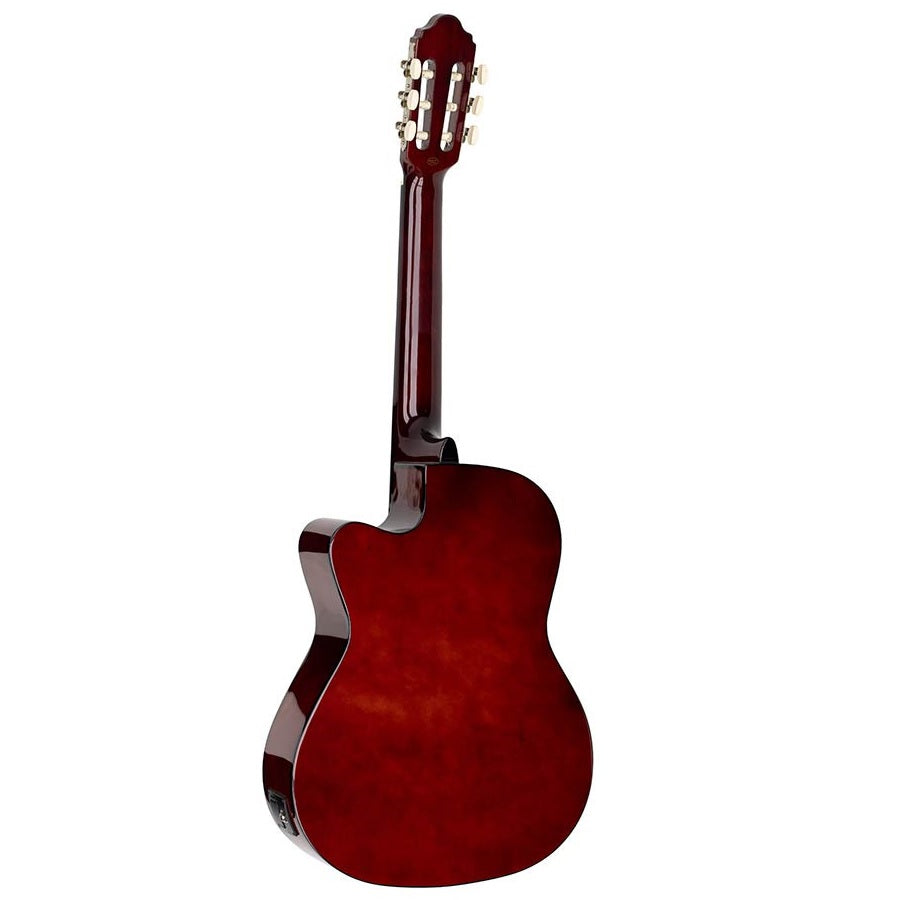 Valencia VC104CE 4/4 Cutaway elektro-klasszikus gitár, Natúr Fényes