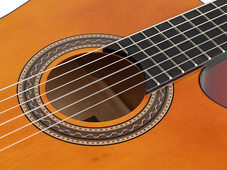 Valencia VC104CE 4/4 Cutaway elektro-klasszikus gitár, Natúr Fényes