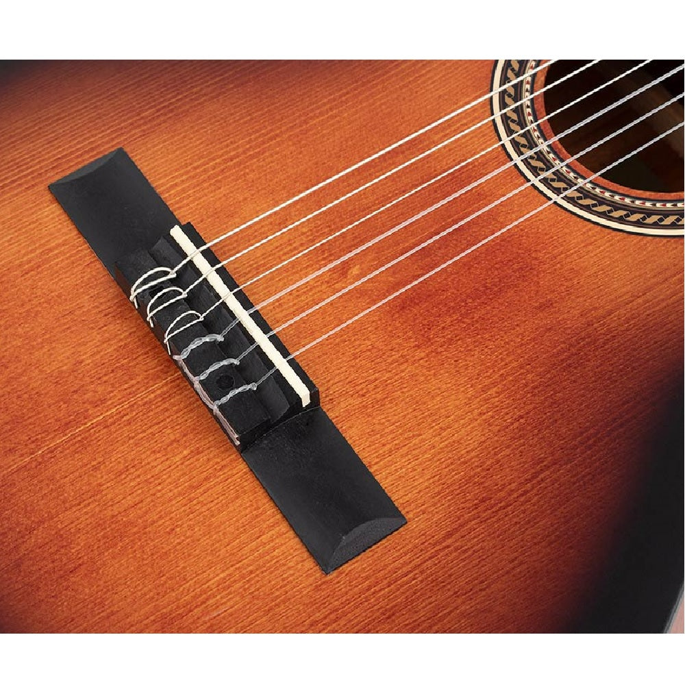 Valencia VC204CSB Klasszikus gitár 4/4, matt sunburst, Hangszer beállítással